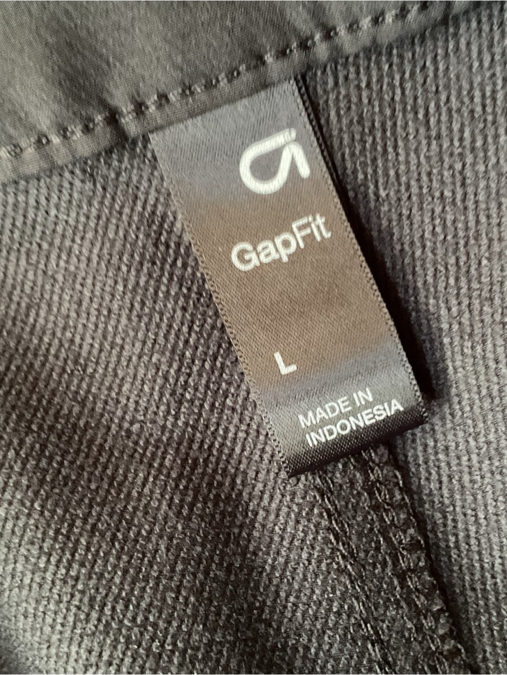 GAP mid rise barrel pants, black, large - Picture 6 of 8